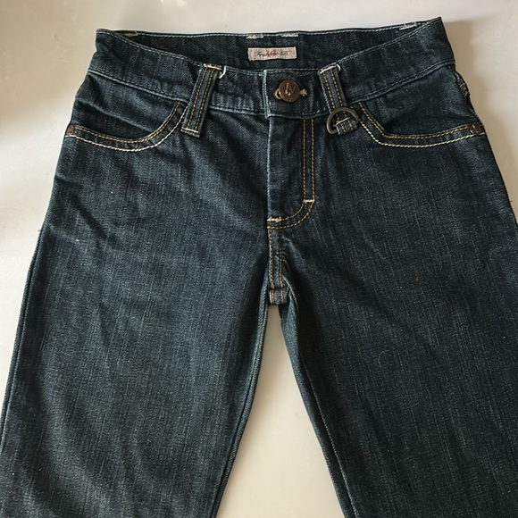 ♥️… RARE • Frankie B. Lace Butterfly Girls Wide Leg Jeans •HTF• - Picture 6 of 7